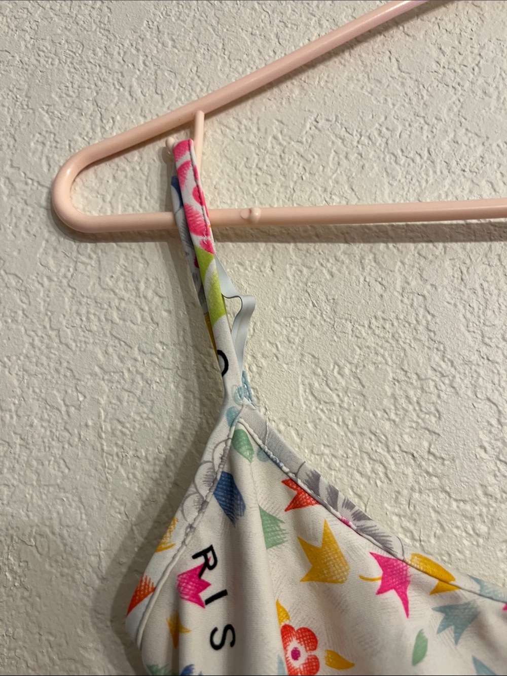 CHANEL Cream One-Piece with Pastel Pink & Green Accents - Picture 6 of 11